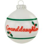 Granddaughters 1st christmas ornament