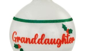 Granddaughters 1st christmas ornament