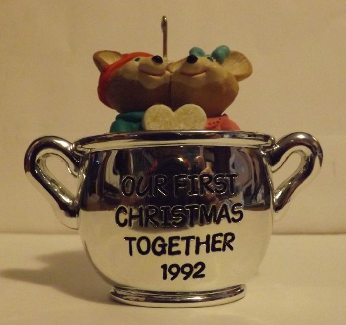 Our 1st christmas together ornament