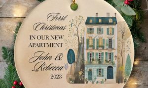 1st apartment christmas ornament