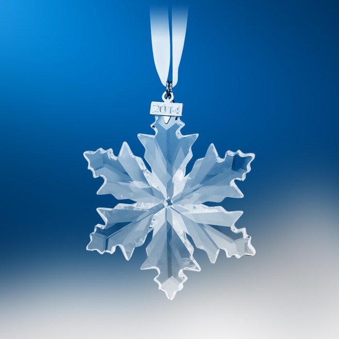 Swarovski crystal annual christmas ornament